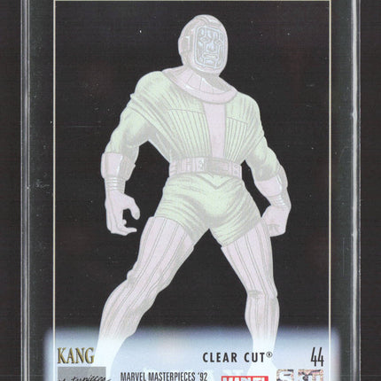 2024 SkyBox Marvel Masterpieces '92 Platinum Clear Cut #44 Kang