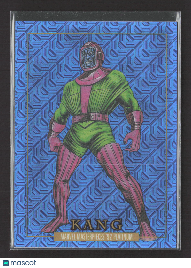 2024 Marvel Masterpieces '92 Platinum Blue Traxx #44 Kang
