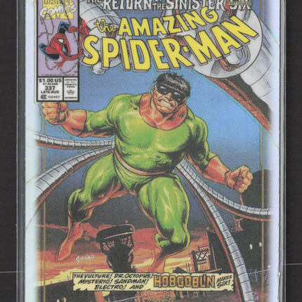 2024 SkyBox Marvel Masterpieces '92 Platinum Variant Covers #25-V Hobgoblin