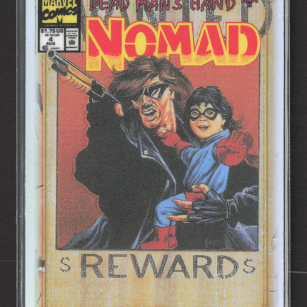 2024 Upper Deck Marvel Masterpieces '92 Platinum Variant Covers #70-V Nomad