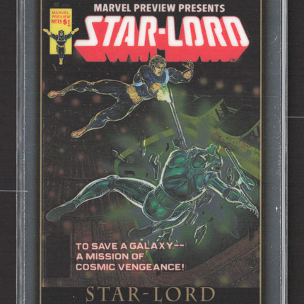 1992 Marvel Masterpieces Platinum Fantastic Covers #FC-7 Star Lord