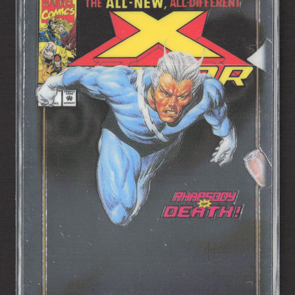 2024 Marvel Masterpieces '92 Platinum Variant Covers #71-V Quicksilver