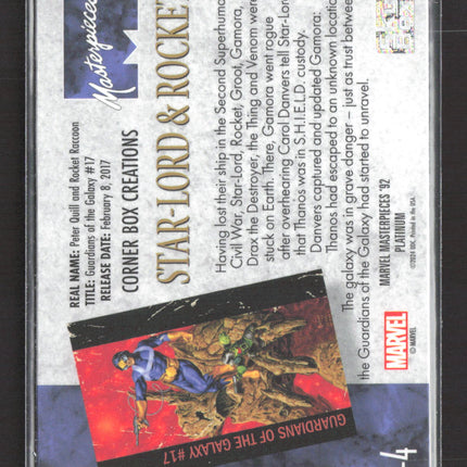 2024 Marvel Masterpieces '92 Platinum Corner Box Creations Corner #CB-4