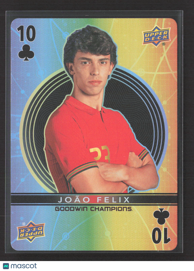 2022 Upper Deck Goodwin Champions Joao Felix #10 of Clubs Playing Cards