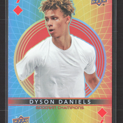 2022 Upper Deck Goodwin Champions Dyson Daniels #9 Rainbow