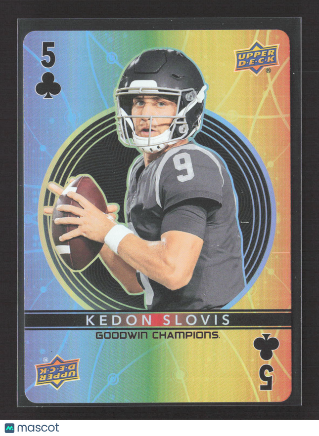 2022 Upper Deck Goodwin Champions Kedon Slovis #5 Playing Cards
