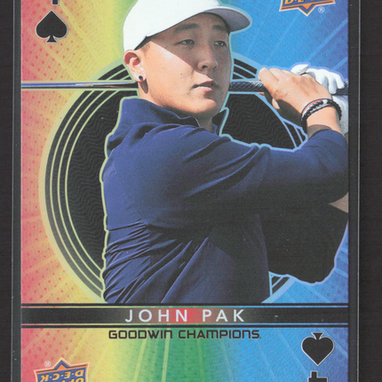 2022 Upper Deck Goodwin Champions John Pak #4 Playing Cards