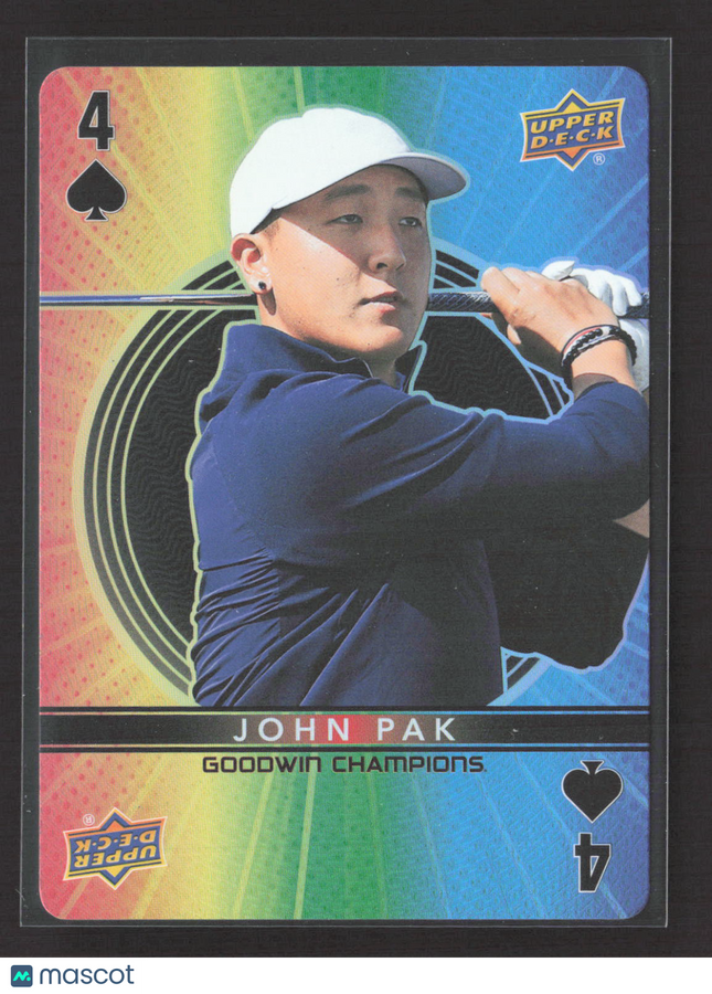 2022 Upper Deck Goodwin Champions John Pak #4 Playing Cards