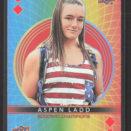 2022 Upper Deck Goodwin Champions Aspen Ladd #3 Playing Cards