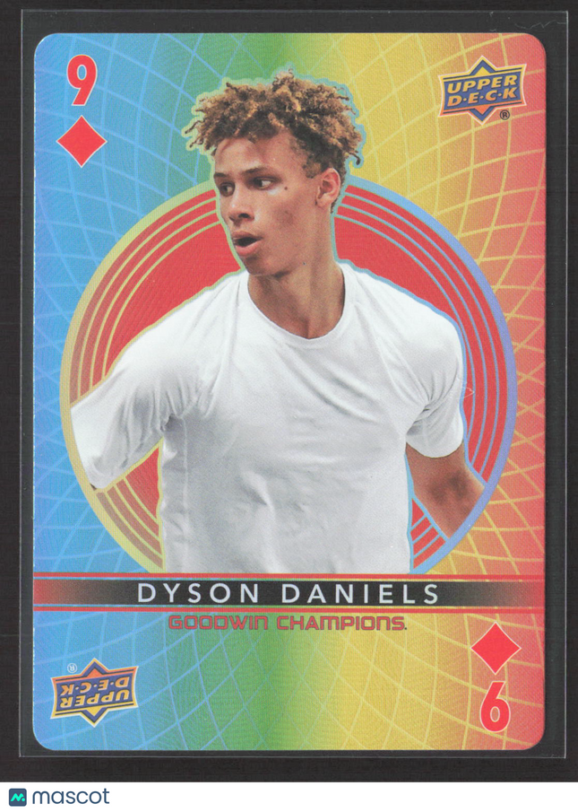 2022 Upper Deck Goodwin Champions Dyson Daniels #9 Playing Cards