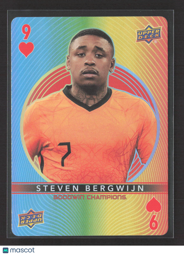 2022 Upper Deck Goodwin Champions Steven Bergwijn #9 Playing Cards