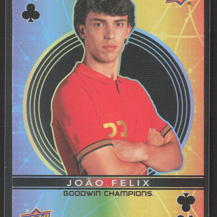 2022 Upper Deck Goodwin Champions Joao Felix #10 of Clubs Playing Cards
