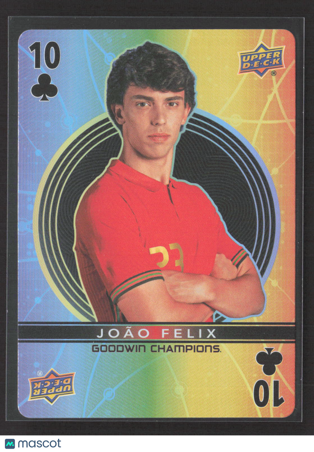 2022 Upper Deck Goodwin Champions Joao Felix #10 of Clubs Playing Cards