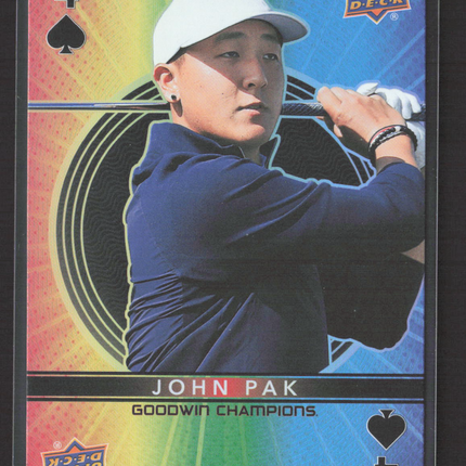 2022 Upper Deck Goodwin Champions John Pak #4 Playing Cards