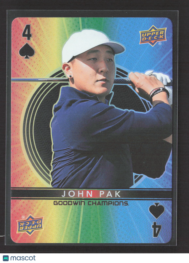 2022 Upper Deck Goodwin Champions John Pak #4 Playing Cards