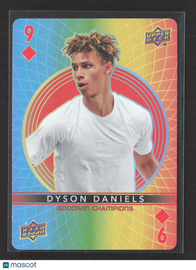 2022 Upper Deck Goodwin Champions Dyson Daniels #9 Playing Cards