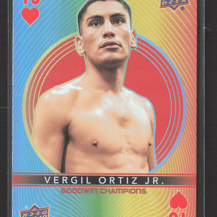 2022 Upper Deck Goodwin Champions Vergil Ortiz Jr. #10 Playing Cards