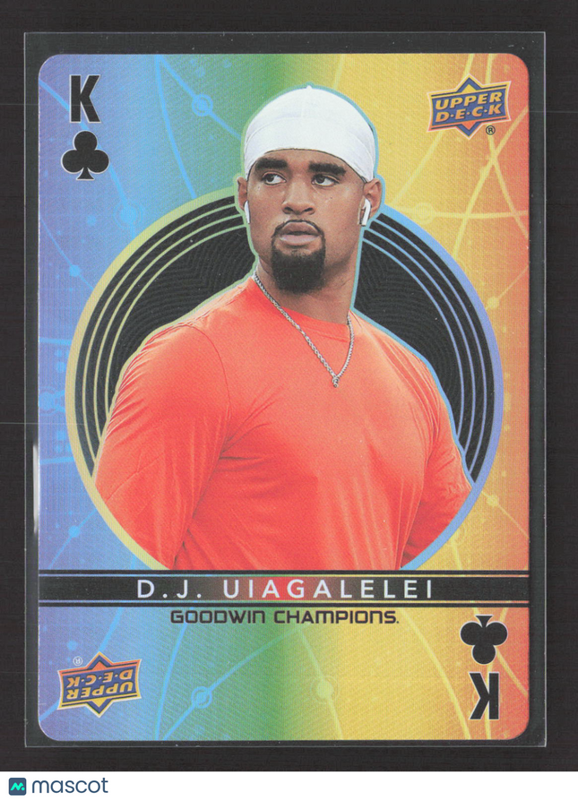 2022 Upper Deck Goodwin Champions D.J. Uiagalelei #K Playing Cards