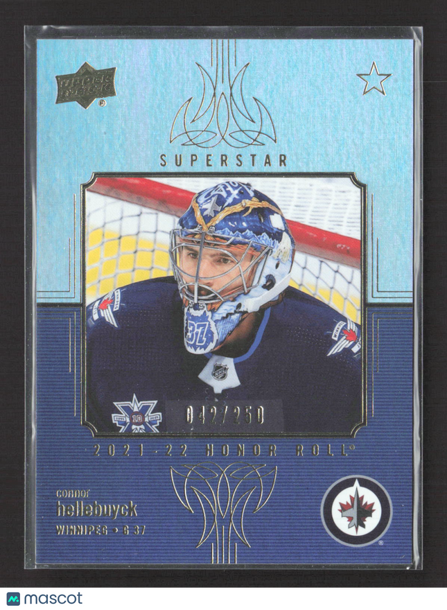 2021 Upper Deck Series 1 Honor Roll Connor Hellebuyck #HR-13 /250