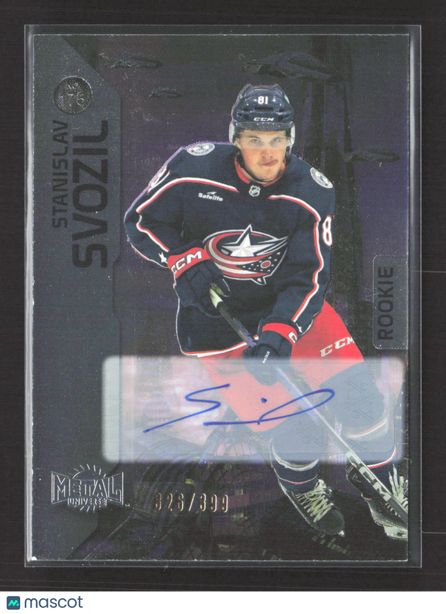 2024 Upper Deck SkyBox Metal Universe Stanislav Svozil #175 026/399 Auto