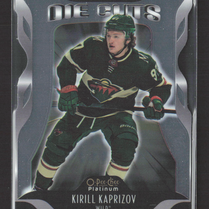 2022 O-Pee-Chee Platinum Die Cuts Kirill Kaprizov #DC-9 Die-Cut