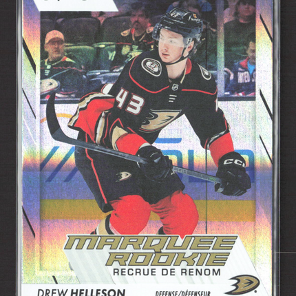 2024 O-Pee-Chee Marquee Rookie Drew Helleson #579 Rainbow Foil 040/350