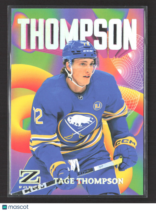 2024 SkyBox Metal Universe Hockey Z-Force Rave Tage Thompson #25 OF 50 124/399