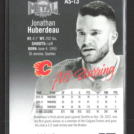 2023 SkyBox Metal Universe Jonathan Huberdeau #AS-13 All-Starring