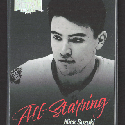2023 SkyBox Metal Universe All-Starring Nick Suzuki #AS-33