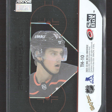 2023 SkyBox Metal Universe The House Sebastian Aho #TH-10