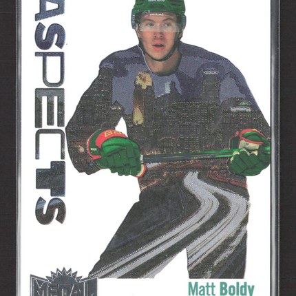 2023 SkyBox Metal Universe Aspects Matt Boldy #A-27