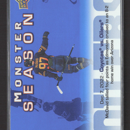 2024 Upper Deck Series 2 Monster Season Connor McDavid #MS-27