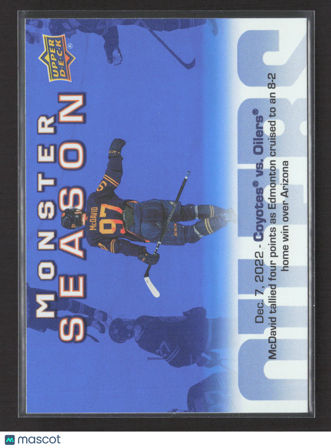 2024 Upper Deck Series 2 Monster Season Connor McDavid #MS-27