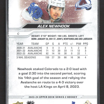 2023 Upper Deck Series 2 Hockey Alex Newhook #294