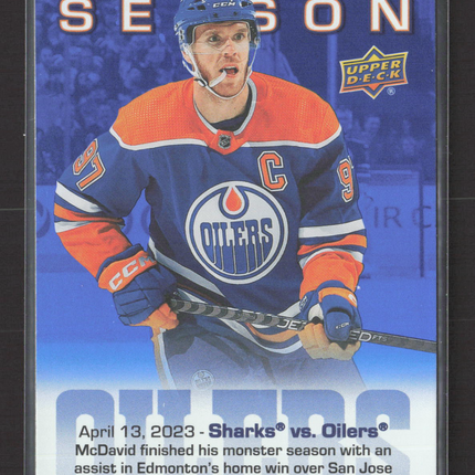 2024 Upper Deck Series 2 Monster Season Connor McDavid #MS-82