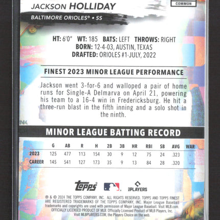2024 Topps Finest Jackson Holliday #76 279/325
