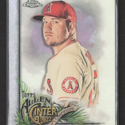 2022 Topps Allen & Ginter Chrome Mike Trout #35 Refractor