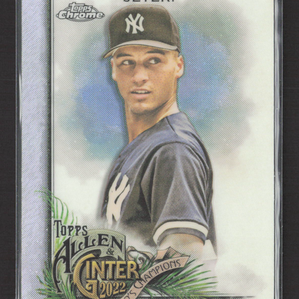 2022 Topps Allen & Ginter Chrome Derek Jeter #146 Refractor