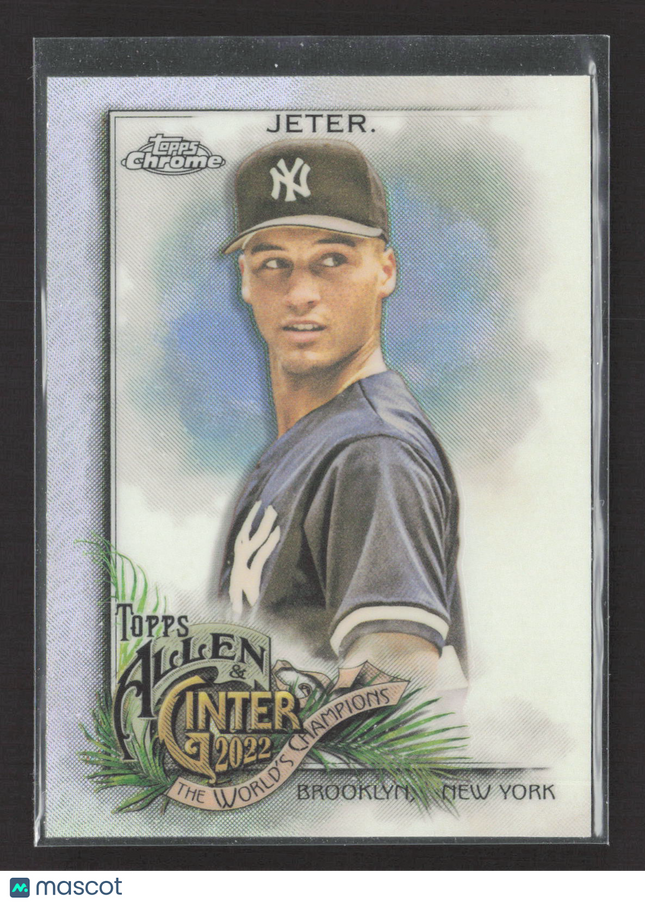 2022 Topps Allen & Ginter Chrome Derek Jeter #146 Refractor