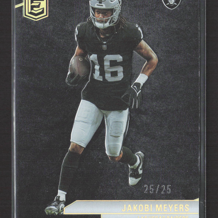 2024 Panini Donruss Elite Football Jakobi Meyers #14 25/25 Black