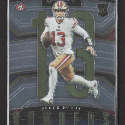2023 Panini Select Select Numbers Brock Purdy #SN-5 RC