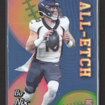 2024 Topps Chrome All-Etch Bo Nix #CAE-BN RC