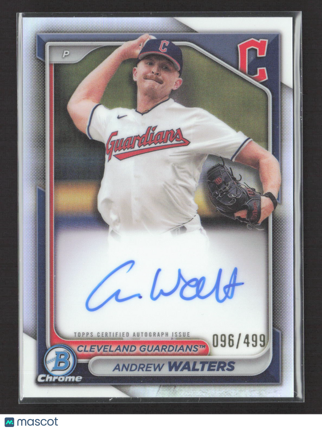 2024 Bowman Chrome Andrew Walters #CPA-AW Refractor 096/499 Auto