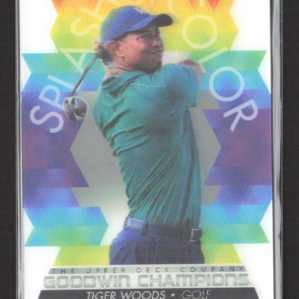 2022 Upper Deck Goodwin Champions Splash of Color Tiger Woods #LS-TW