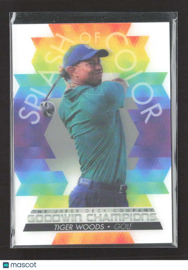 2022 Upper Deck Goodwin Champions Splash of Color Tiger Woods #LS-TW