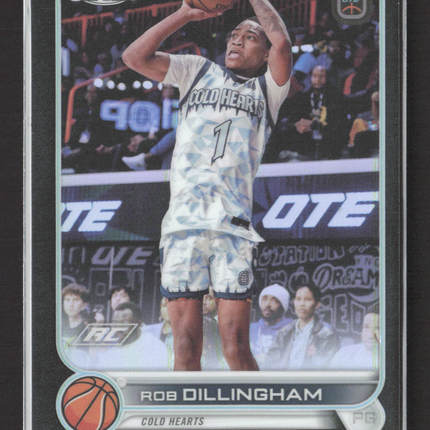 2023 Topps Chrome OTE Rob Dillingham #15 Black 09/10