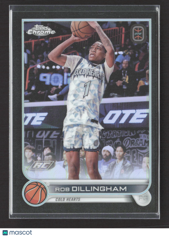 2023 Topps Chrome OTE Rob Dillingham #15 Black 09/10
