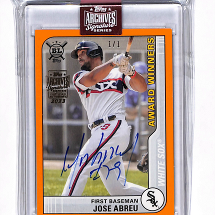2023 Topps Archives Signature Series Jose Abreu #274 1/1 auto
