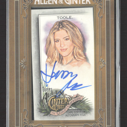 2022 Topps Allen & Ginter Kendall Toole Framed Mini Auto #MA-KT