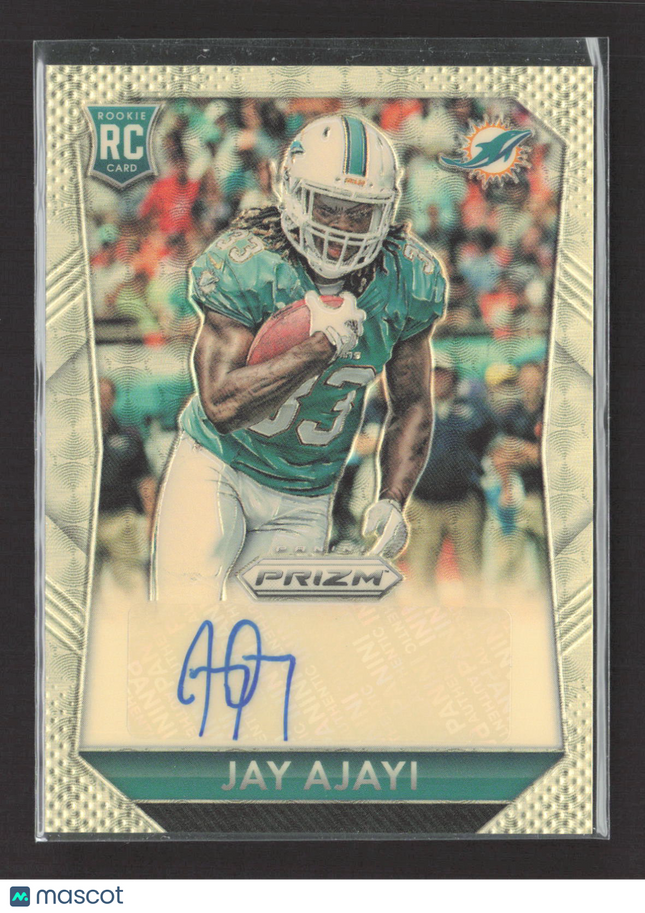 2015 Panini Prizm Jay Ajayi #RS-JA Gold Vinyl Rc Auto /5 RC
